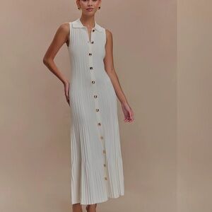 Meshki sleeveless knit mini dress